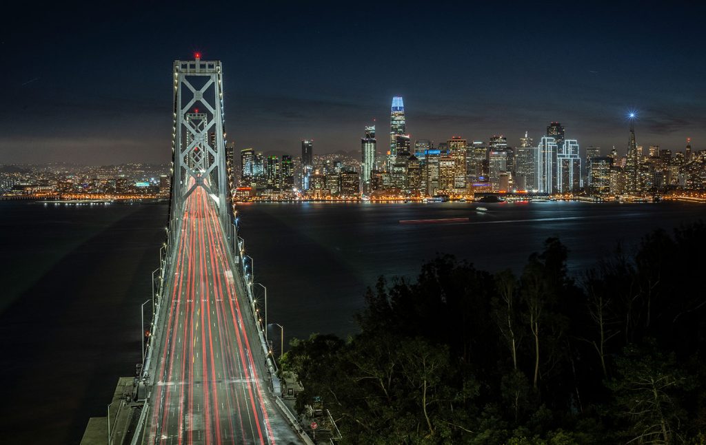San Francisco and the Bay Bridge
