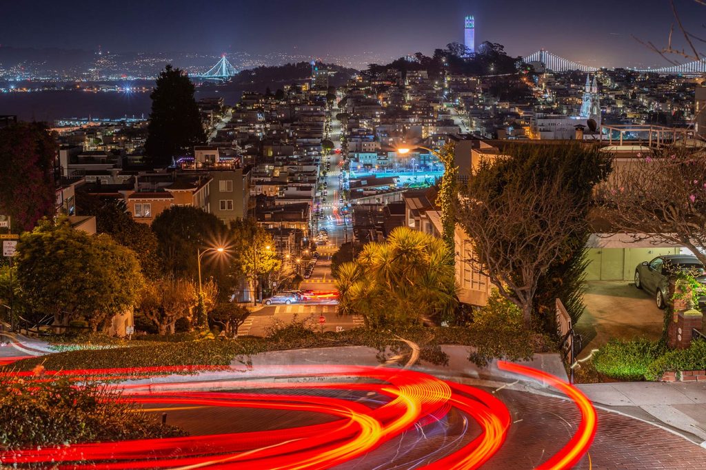 San Francisco, Lombard Street, California